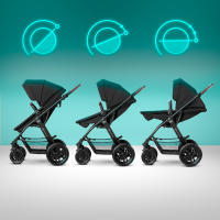 Kinderkraft Carrito Xmoov 3 en 1 con MINK PRO de Bebé 2023 2 Piezas Desde 0 meses hasta 22 kg - Capazo y silla de paseo - details 5