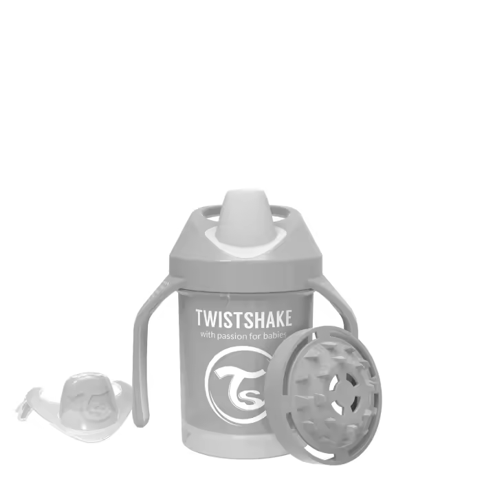 Twistshake Mini Cup Pastel Gris 230ml 4+m - 1