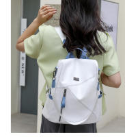 Mochila De Cuero Suave Para Mujer Antirrobo Con Cierre De Cremallera Casual Para Escuela Bolsa De Hombro Sencillo Verano - details 6