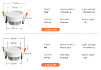Zemismart Bombilla LED Inteligente WiFi RGBCW Redonda 9W 12W 15W Certificada Matter Control Remoto Homekit Alexa Google Home Smartthings App Para El Hogar - details 14