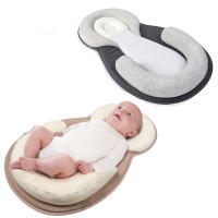 Almohada Para Bebé Recién Nacido Protección De Cabeza Seguridad Al Dormir Respirable Modeladora Antirrollo Almohada Para Niños Pequeños Antideslizante Almohadilla De Leche - details 3