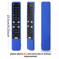 Minkštas silikono apsauginis dėklas TV nuotolinio valdymo pultas TCL serija RC802N YUI1 YAI3 YUI2 YU14 YU11 65C2US 75C2US - DUOMENYS 2