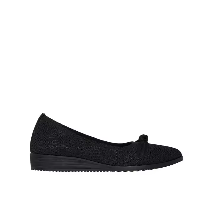 Skechers 158937_BBK Bailarinas para mujer negras en textil 82217 - 1