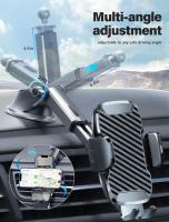 Soporte para teléfono de coche con Sucker Fuerte, adortado para salpicadero/parrillas, rotación de 360 ° y retrácthil - details 0