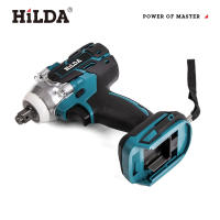 Llave De Impacto Eléctrica HILDA 18V Recargable Sin Batería Potencia Alta Para Reparación De Coches Herramienta De Bricolaje - details 5