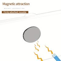 Juego De Estante De Almacenamiento Magnético Para Nevera Organizador De Pared No Perforado Resistente Montaje En Superficies Metálicas Para Cocina Y Lavandería - details 0