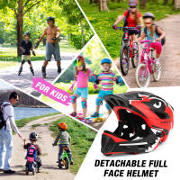 Casco De Bicicleta Para Niños Con Cara Completa Desmontable Deportivo Para Ciclismo MTB Motocicleta Patinaje En Rodillos Peso Approx 360g - details 16