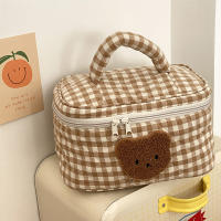 Bolsa De Maquillaje De Oso Lindo Para Mamá Bolso De Diaper Organizador De Bebé Con Cierre De Cremallera Bolsa Portátil Para Silla De Paseo - details 1