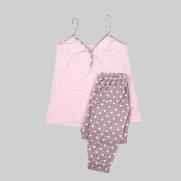 Conjunto pijama Mujer Love Moment Rosa - 1