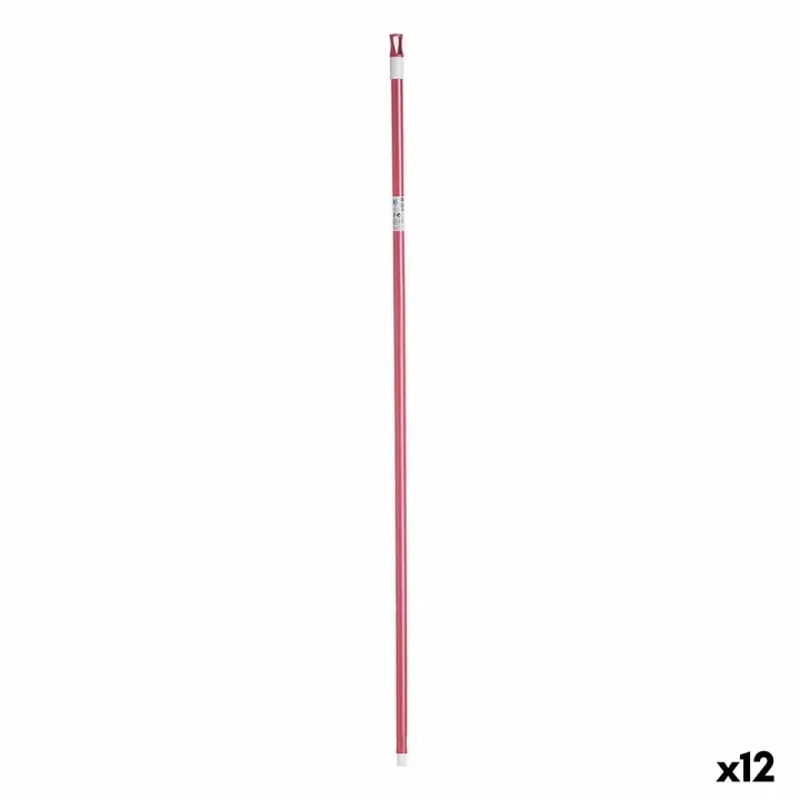 Palo para Escoba 2,3 x 130 x 2,3 cm Rosa Metal (12 Unidades) - 1