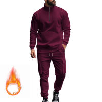 Conjunto Deportivo Casual Para Hombres Verano Otoño Invierno Con Cierre De Cremallera Y Veludo Tejido De Poliéster Talla S a XXXL - details 92