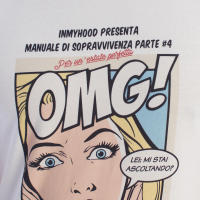 inMyHood-Camiseta Manga Corta Cómics de Algodón HS24MTS21-D para Hombre