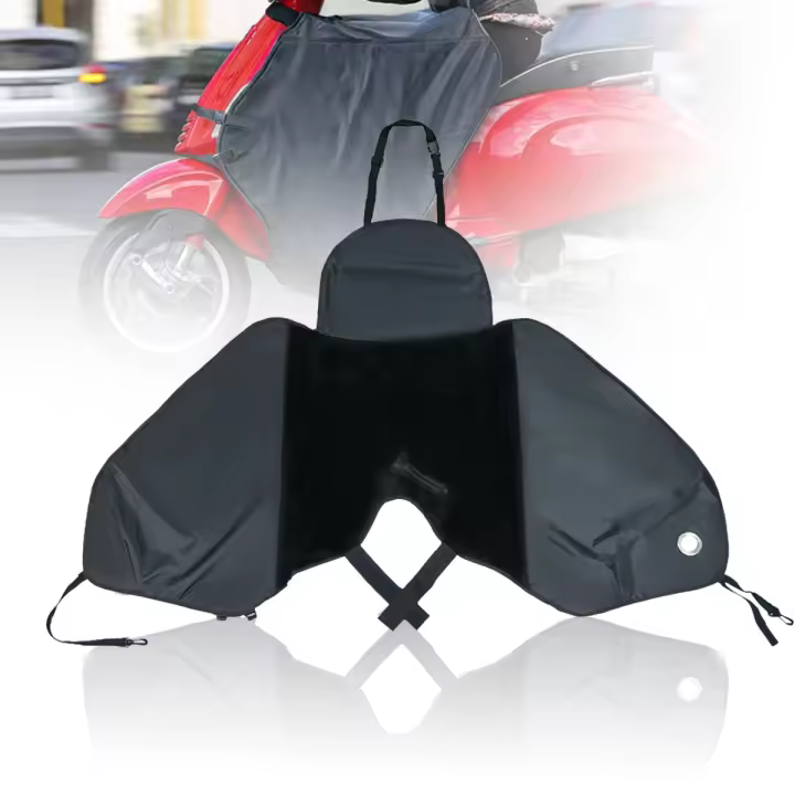 Cubierta De Pierna Para Scooter Universal Tamaño Estándar Funda Para Motocicleta Cubierta De Algodón Negro Adecuada Para Todos Los Scooters - 1