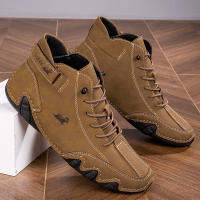 Botas De Cuero Para Hombre Botines De Otoño Invierno Moda Casual Zapatos De Alto Confort Transpirables Para Mujer - details 9