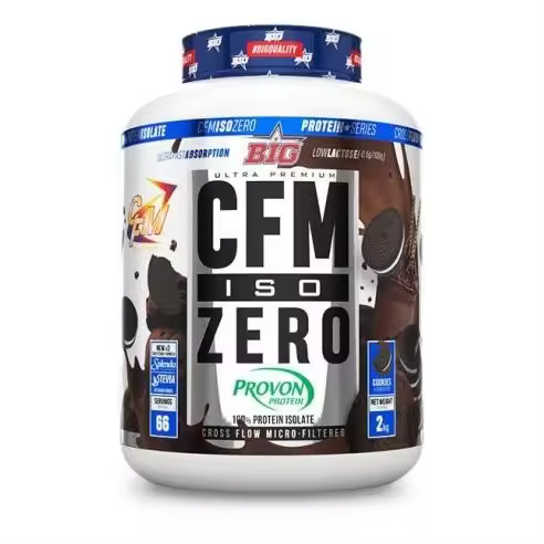 CFM ISO Zero 2Kg Oreo con chocolate - Big + Mezclador de regalo / Baja en lactosa /  Baja en grasas  / Calidad garantizada / Deliciosa - 1