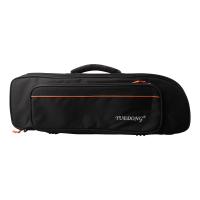 Bolsa De Trompeta Negro De Tela Oxford Suave Estuche De Almacenamiento Para Instrumentos Musicales Tamaño 22.44 X 6.69 X 5.12 Pulgadas - details 0