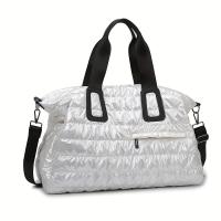 Bolsa De Hombro Grande Para Viaje Y Gimnasio Duffle Unisex Ligera Bolsa De Almacenamiento Cross-body Y De Mano CH CACILLO - details 4