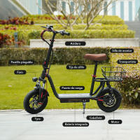 Patinetes Electricos Adultos iScooter i12 500W 12" 36V 7.5Ah Batería Máxima Alcance 35 Km Potente para Adultos - details 10