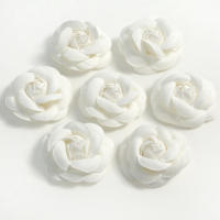 5Pcs Cabezas De Flores Rosa Artificiales Para Decoración De Hogar Boda DIY Wreath Accesorios Para Scrapbook Flores Falsas De Seda Para Aniversario Baño De Muybridal - details 5