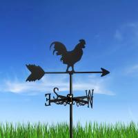 Vane De Gallo De Hierro Fundido Decoración Para Exterior De Jardín Y Techo Accesorios Metálicos Para Casa Estilo Europeo - details 12