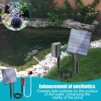Aerador De Estanque Solar 7V/2.5W Eficiente Oxigenador De Tanque De Peces Con Tubo De Aire Y Piedra De Bolbog Para Estanque De Peces - details 3