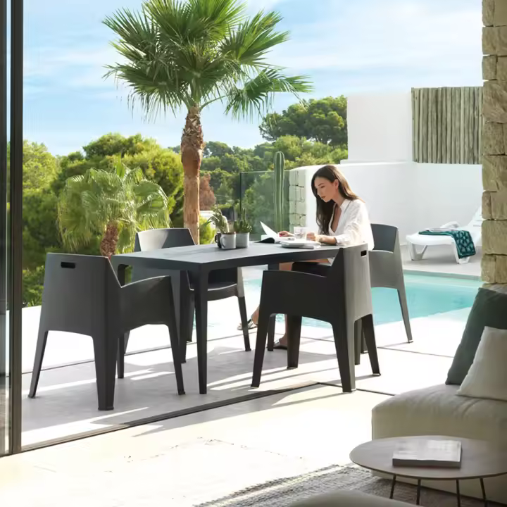SP Berner Silla Master Ergonómica y Cómoda Antracita para Exterior - 1