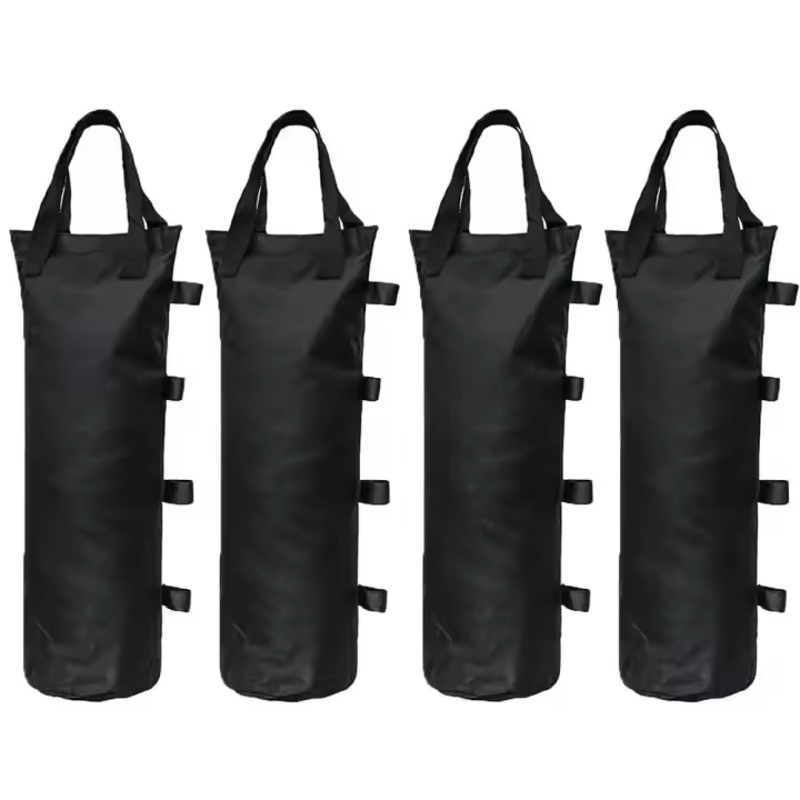 Kit De 4 Bolsas De Arena Para Carpa De Jardín Gazebo Pies De Apoyo Pesas Para Marquee Fiesta Carpa Set Accesorios De Telas - 1