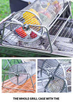 Cesta De Malla Para Barbacoa Y Rotisserie En Acero Inoxidable Herramienta De Cocina Para Grill Y Barbecue - details 4