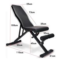 DASCK Banco de Pesas Plegable 250 kg | Banco Musculación Ajustable 7 Niveles Gimnasio en Casa - details 1