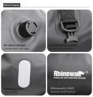 Bolsa De Asiento Para Motocicleta Rhinowalk Impermeable 45L PVC Equipaje Seco Para Viajes Exterior Bolsa De Hombro Pannier - details 11