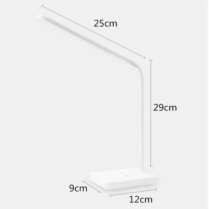 Lámpara De Escritorio LED Con Control Táctil Y Recargable Por USB Protección Para Los Ojos Luz De Mesa Para Estudio Dormitorio Y Sala De Estar Lámpara De Libro - 1