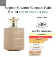 Paris Corner Taskeen Caramel Cascade 100ml Eau de Parfum | Perfume Árabe Unisex ,Original de Larga Duración | Fragancia Gourmand con Notas de Caramelo, Vainilla y Ámbar | Ideal para Regalo, Uso Diario y Nocturno | Aroma Dulce y Sensual | Envío Rápido y Se - details 2
