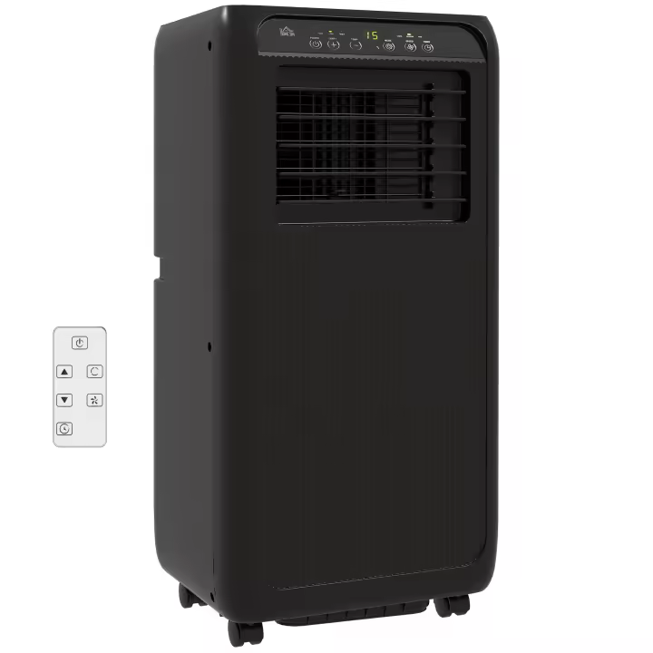 Aire acondicionado portátil 3 en 1: Refrigeración, ventilación y deshumidificación, BTU 9000, control remoto LED con temporizador. - 1