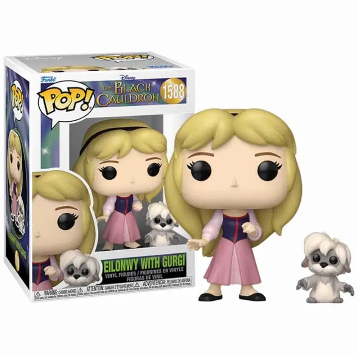Funko Pop! Disney, Taron y el Caldero Mágico (The Black Cauldron), Eilonwy with Gurgi 1588 - 1