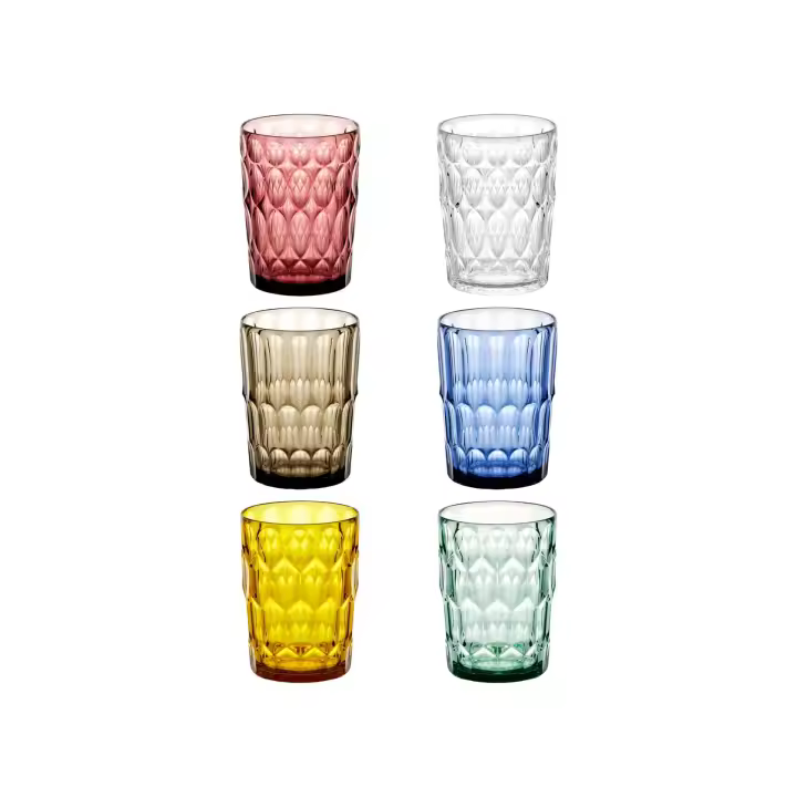 GUZZINI Set 6 Vasos Alto Vanity D 8,6 Cm H 11,8 Cm Multicolor - 1