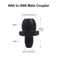 Unión De Aluminio AN4 AN6 AN8 AN10 Adaptador De Fin De Tubo De Combustible Para Motocicleta Y Automóvil Conector Recto De Hombre a Hombre - details 2