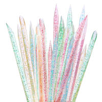 100/50Pcs Herramienta Profesional De Eliminación De Cutículas Con Doble Punta Y Cristal Reutilizable Accesorios De Manicura Para Uñas - details 5