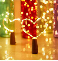 Luces De Garlandas Solares LED Para Exteriores Impermeables Con Hilo De Cobre En Forma De Tapa De Botella Decoración De 1M Para Bodas Y Navidad - details 8