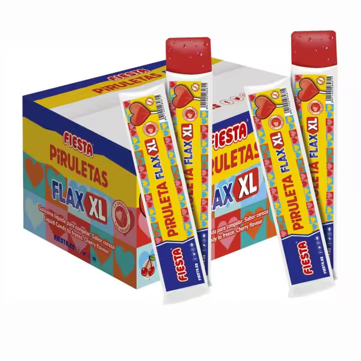 Flax XL Sabor piruleta  Fiesta Congelable 110 ml. 30 unidades - 1