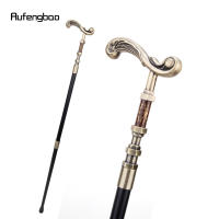 Bastón De Caminar Flor Dorada Decorativo Vampire Cosplay Vintage Moda Halloween Cruzier 93cm Punta De Goma Material De Eje De Acero - details 3
