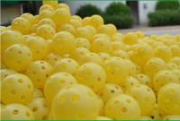 PGM 20pcs Pelotas De Golf Para Practica Interior Huecas Ultra-Ligeros Para Swing Y Putting Entrenamiento Colores Amarillo Y Blanco Aleatorios - details 2