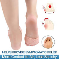 Pexmen 2Pcs Almohadillas De Pie Con Separador De Dedos Para Neuroma De Morton Callos Y Verrugas Material De Silicona Ortopédico - details 2