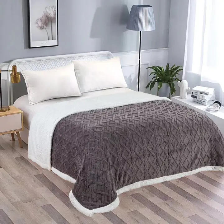 STARLEY-*Manta de Borreguito Sherpa, Manta de Franela Reversible,Mantas Polar Invierno de Sherpa Multiuso con Extra Suave y Borreguitos,Cálida, Extra Suave,para Sofá, Dormitorio y Viaje,3 medidas,130x160cm,160x220cm y 220x240cm - 1