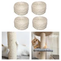 Juguete Interactivo Para Gatos Palos De Escarabajo Con Cordón De Sisal Y Algodón Téjido Herramienta Para Masticar Y Arrancar - details 2