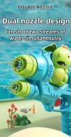 Juguete De Agua Unicornio Y Dinosaurio Con Dos Boquillas Juguete De Agua Para Niños Pistola De Agua De Dibujos Animados Juguete De Piscina Para Verano Tipo Presión - details 8