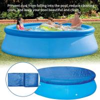 Cubierta de Piscina Redonda impermeable with Lagos de Cuerda, a prueba de Polvo, fácil de configurar para infables-Azul-305cm - details 3