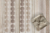 Parentesi Quadra - Alfombra Algodón Pompón Beige - details 3