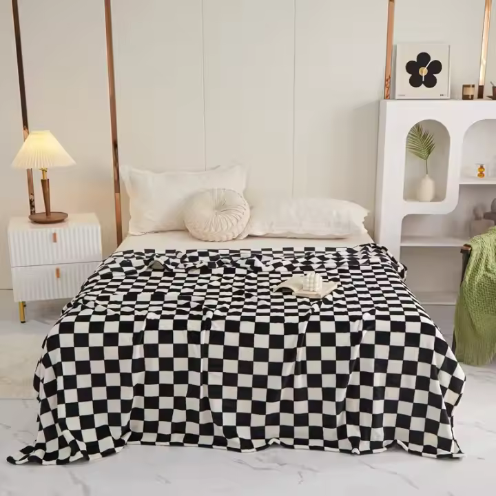 Manta De Punto Casero Estilo Americano Para Todas Las Estaciones Manta De Silla De Oficina Manta De Viaje Manta De Picnic Manta De Viaje Manta De Viaje Manta De Viaje - 1