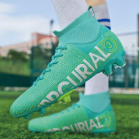 ZHENZU Botas De Fútbol Profesionales Tallas 31-45 Zapatos De Fútbol Para Hombres Y Niños Suela De Futsal Transpirables Y Flexibles Para Campo Duro - details 10