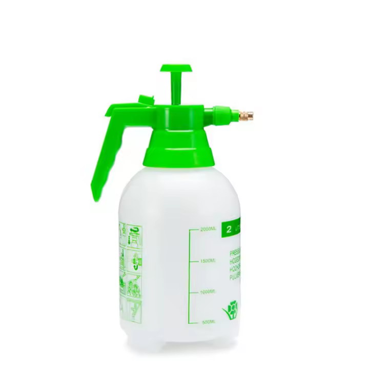 Juego De 1 Botella De Rociador De Agua Con Cabeza Ajustable Para Plantas Y Flores En Macetas - Bomba Comprimida De Aire 2L - 1